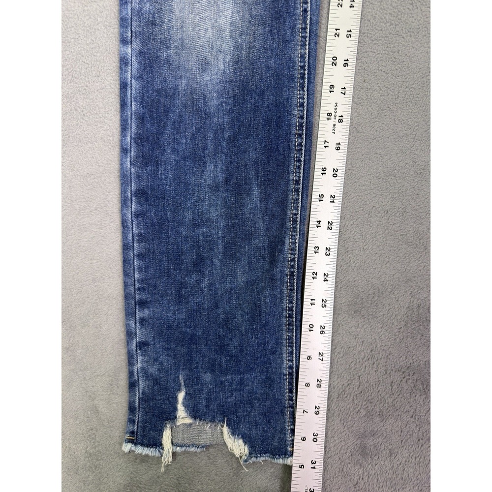 Silver Jeans Womens 27 Blue Medium Wash Mid Rise Suki Straight Stretch Denim - Picture 5 of 10